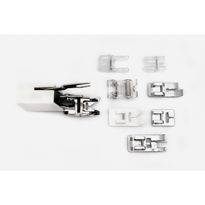 Набор из 8 лапок для швейных машин с вертикальным челноком